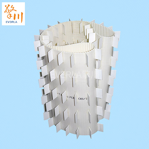 超寬<a href='http://www.cndonge.cn/' target='_blank'><u>同步帶</u></a>內(nèi)帶加凱夫拉線芯表面加擋塊